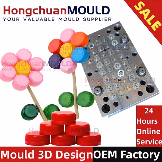 8 Cavity Injection Moulding Mold for Detergent Caps Mould Designer