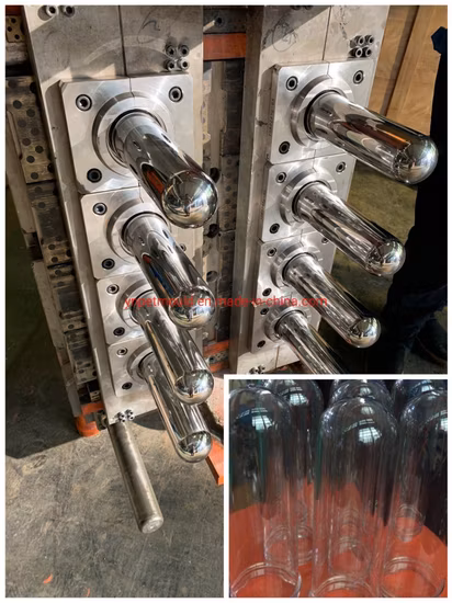 8cavity Pet Oil Preform Mould with Hot Runner Valve Gate